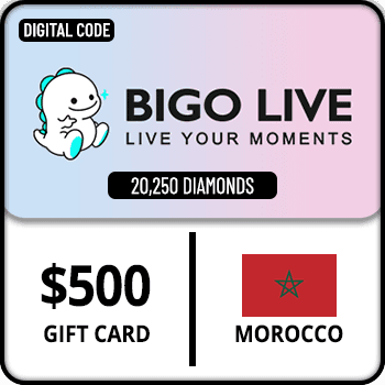 Bigo Live Gift Card 20250 Diamonds Morocco $500