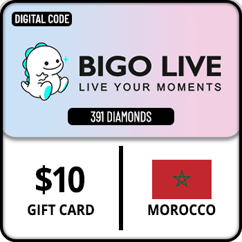 Bigo Live Gift Card 391 Diamonds Morocco $10