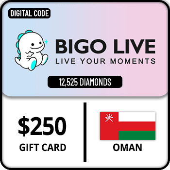 Bigo Live Gift Card 25250 Diamonds Oman $500