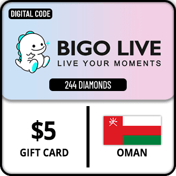 Bigo Live Gift Card 244 Diamonds Oman $5