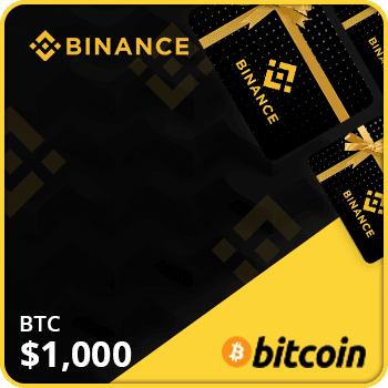 Binance Gift Card (BTC) $1000