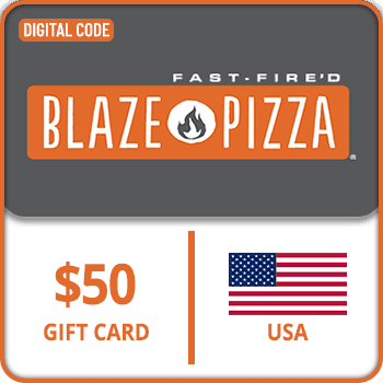 Blaze Pizza Gift Card USA 50 USD