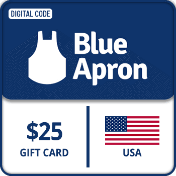 Blue Apron Gift Card USA 25 USD
