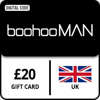 BoohooMAN Gift Card UK 20 GBP