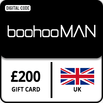 BoohooMAN Gift Card UK 200 GBP