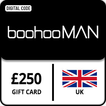 BoohooMAN Gift Card UK 250 GBP