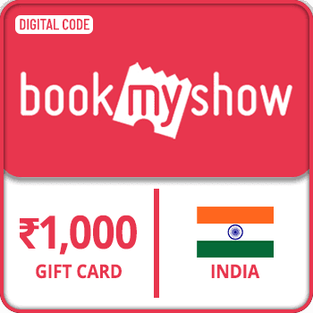 Book My Show Gift Card INDIA 1000 INR