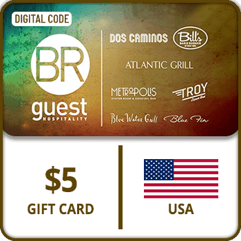 BR Guest Hospitality Gift Card USA 5 USD