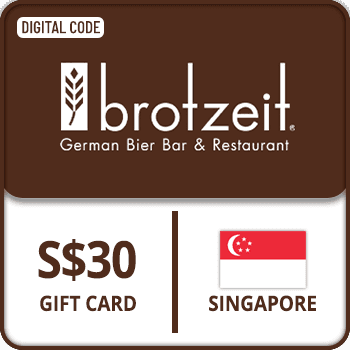 Brotzeit Gift Card SINGAPORE SGD 30