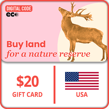 Buy land for nature Gift Card USA 20 USD