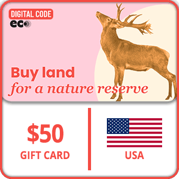 Buy land for nature Gift Card USA 50 USD