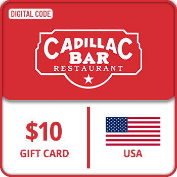 Cadillac Bar Gift Card USA USD 10