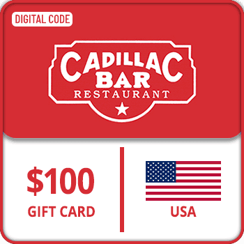 Cadillac Bar Gift Card USA USD 100