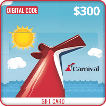 Carnival Cruise Lines Gift Card $300