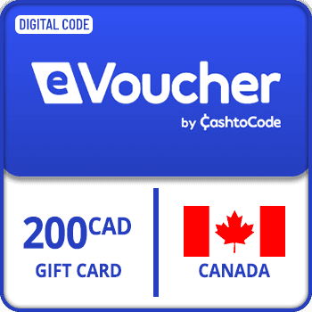 CashtoCode eVoucher Gift Card Canada CAD $200