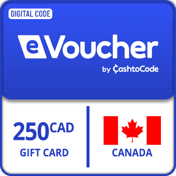 CashtoCode eVoucher Gift Card Canada CAD $250