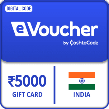 CashtoCode eVoucher Gift Card India ₹5000
