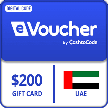 CashtoCode eVoucher Gift Card UAE $200
