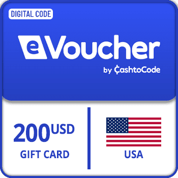 CashtoCode eVoucher Gift Card USA $200