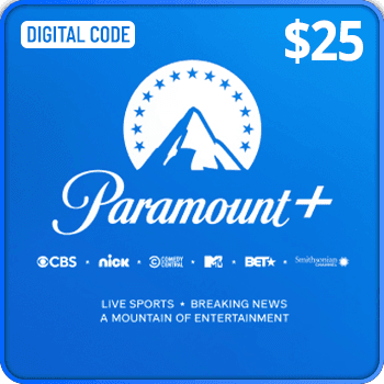 CBSi Paramount Plus Gift Card $25