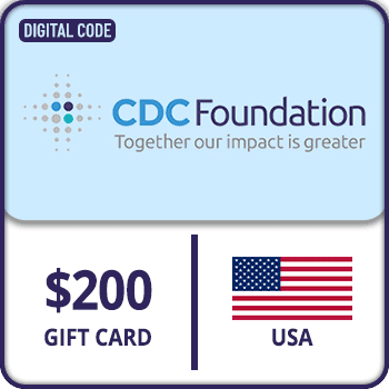 CDC Foundation Gift Card USA 200 USD