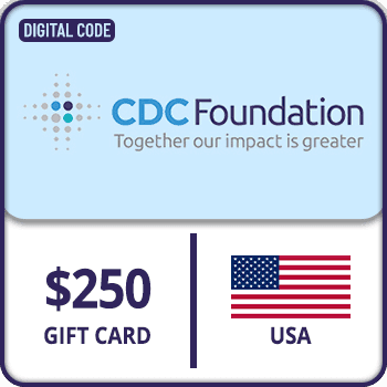 CDC Foundation Gift Card USA 250 USD
