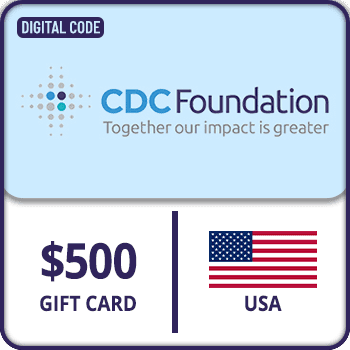 CDC Foundation Gift Card USA 500  USD