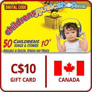 Childrensmusicshop Gift Card CANADA 10 CAD