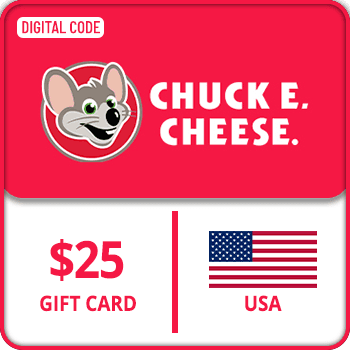 Chuck E.Cheeses Gift Card USA USD 25