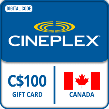 Cineplex Gift Card CANADA 100 CAD
