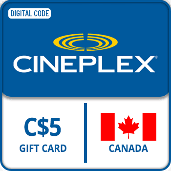Cineplex Gift Card CANADA 5 CAD