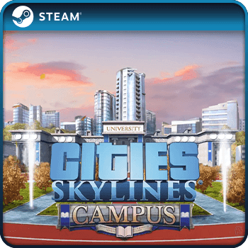 Cities Skylines PC Campus DLC Steam Game Key GLOBAL