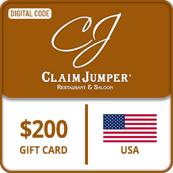 Claim Jumper Restaurant Gift Card USA 200 USD