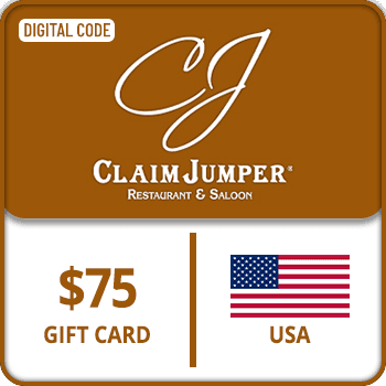 Claim Jumper Restaurant Gift Card USA 75 USD