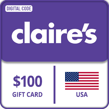 Claire_s Purple Fabulous Gift Card USA 100 USD