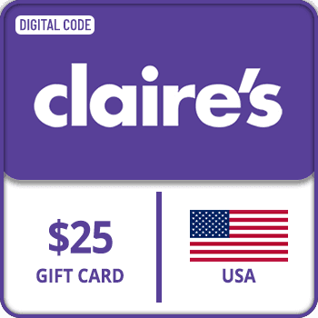 Claire_s Purple Fabulous Gift Card USA 25 USD