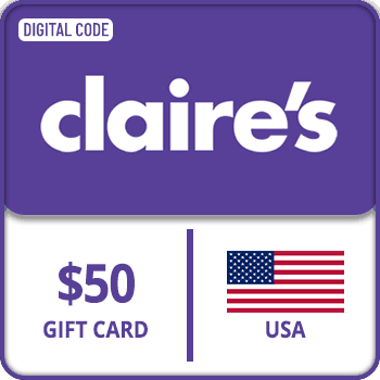 Claire_s Purple Fabulous Gift Card USA 50 USD