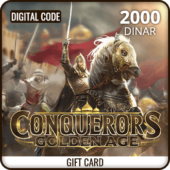 Conquerors Golden Age Gift Cards 2000 Dinar