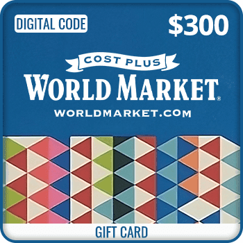 Cost Plus World Market Gift Card $300