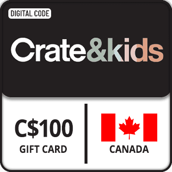Crate & Kids Gift Card CANADA 100 CAD