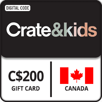 Crate & Kids Gift Card CANADA 200 CAD