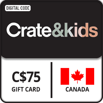Crate & Kids Gift Card CANADA 75 CAD