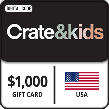 Crate & Kids Gift Card USA 1000 USD
