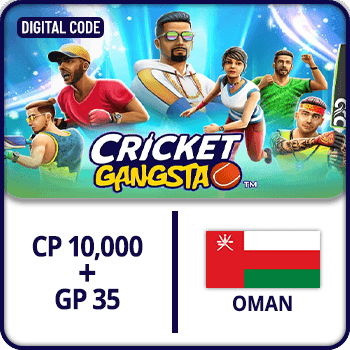 Cricket Gangsta CP Gift Card 10,000 + GP 35 (OMN)