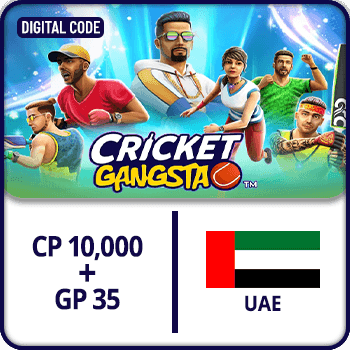 Cricket Gangsta CP Gift Card 10,000 + GP 35 (UAE)