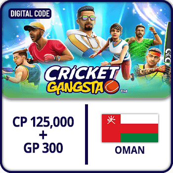 Cricket Gangsta CP Gift Card 125,000 + GP 300 (OMN)