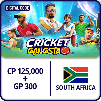 Cricket Gangsta CP Gift Card 125,000 + GP 300 (RSA)