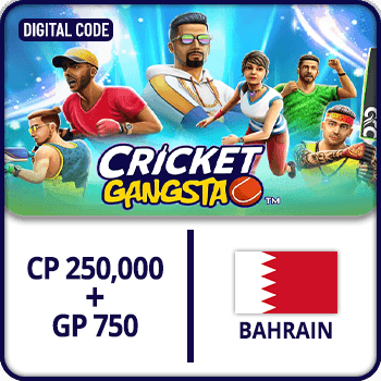Cricket Gangsta CP Gift Card 250,000 + GP 750 (BAH)