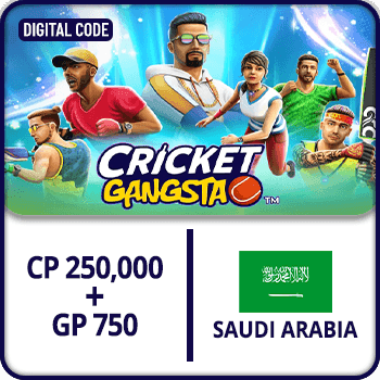 Cricket Gangsta CP Gift Card 250,000 + GP 750 (KSA)