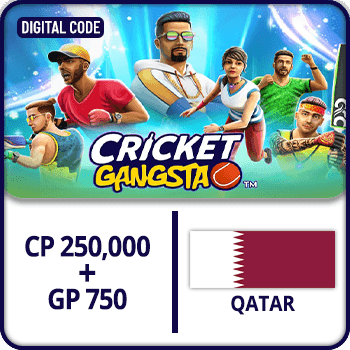Cricket Gangsta CP Gift Card 250,000 + GP 750 (QAT)